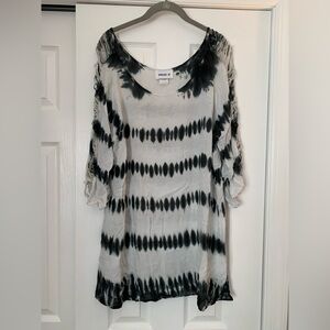 Tie-Dye Beach Coverup